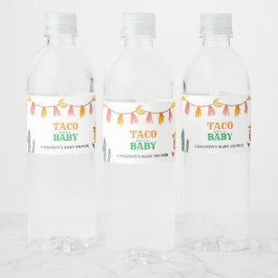 Étiquette Pour Bouteilles D'eau Taco à propos de cadeaux de baby shower mexicain p