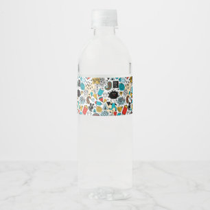 Étiquette Pour Bouteilles D'eau Tête folle