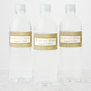 Etiquettes Pour Bouteilles D Eau Zazzle Fr