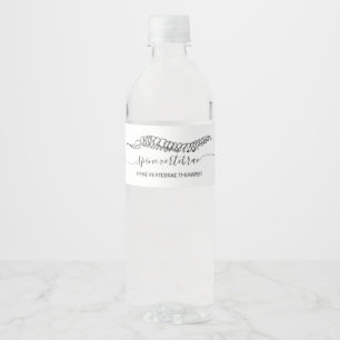 Étiquette Pour Bouteilles D'eau Thérapeute de massage de médecin orthopédique de s