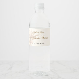 Étiquette Pour Bouteilles D'eau Tombe dans l'amour Mariage, Mariée pour être
