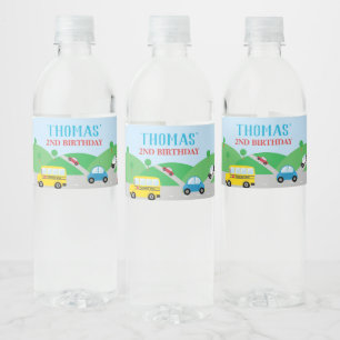 Étiquette Pour Bouteilles D'eau Transport Anniversaire Fête Bouteille d'eau Étique
