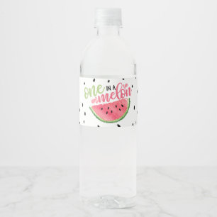 Étiquette Pour Bouteilles D'eau Un dans un Étiquette de bouteille d'eau Melon