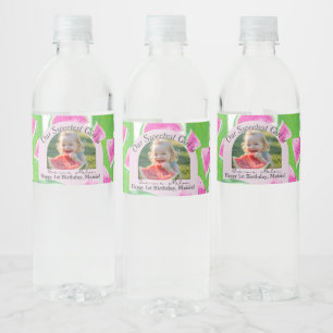 Étiquette Pour Bouteilles D'eau Un dans un Melon Anniversaire