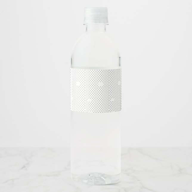 Étiquette Pour Bouteilles D'eau Un design moderne avec une combinaison de w (Devant)