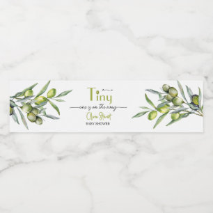 Étiquette Pour Bouteilles D'eau Une minuscule est en chemin Baby shower