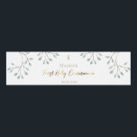 Étiquette Pour Bouteilles D'eau verdure aquarelle Première communion<br><div class="desc">Étiquettes de bouteille d'eau de la première communion</div>