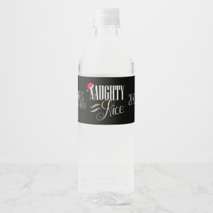 Étiquette Pour Bouteilles D'eau Vilain et Nice, fête de vacances