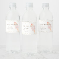 Voici le Baby shower rose crème glacée Scoop