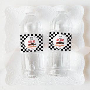 Étiquette Pour Bouteilles D'eau Voiture de course Fast & Five Red Flame 5ème anniv