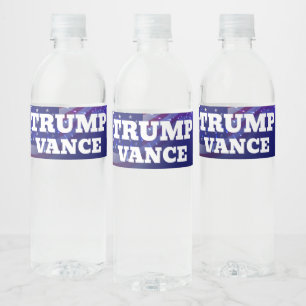 Étiquette Pour Bouteilles D'eau Vote Trump Vance 2024