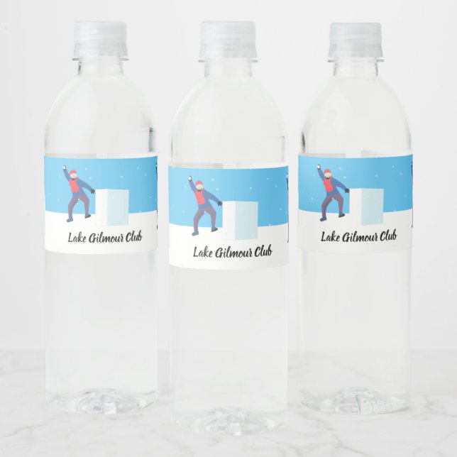 Étiquette Pour Bouteilles D'eau Yukigassen (Bouteilles)