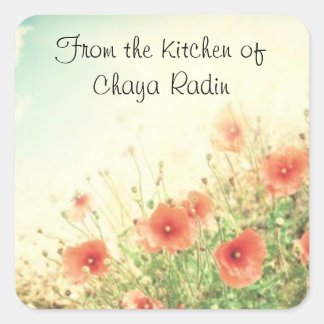 Étiquette pour les cadeaux alimentaires faits mais