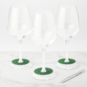 Étiquette Pour Verre De Vin Acceptation Motif de Boho écologique