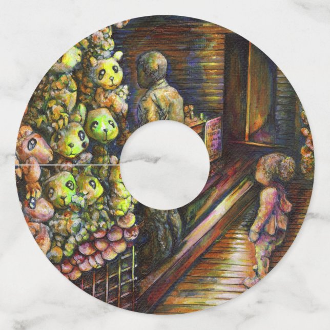 Étiquette Pour Verre De Vin Au nord du cirque (Devant)