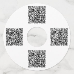 Étiquette Pour Verre De Vin Balise de verre à vin de code QR personnalisé Choi