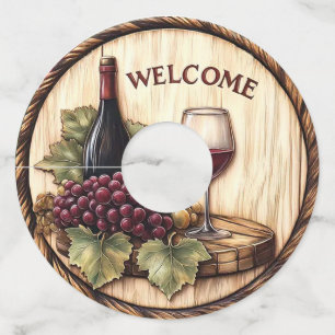 Étiquette Pour Verre De Vin Balises de préférence nuptiale personnalisées