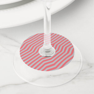 Étiquette Pour Verre De Vin Bandes diagonales symétriques arrière - plan 5