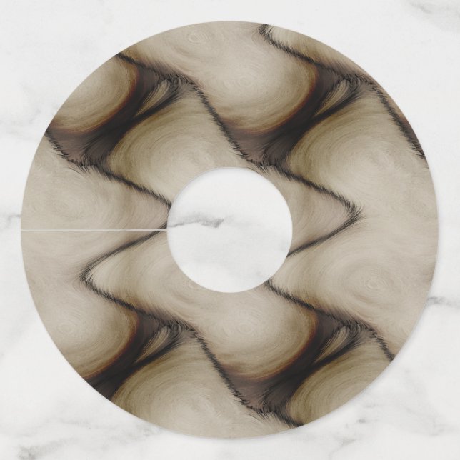 Étiquette Pour Verre De Vin Belle Abstraite Laisser une longue impression (Devant)