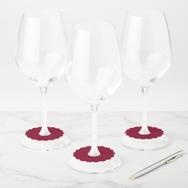 Étiquette Pour Verre De Vin Bourgogne (Lot)