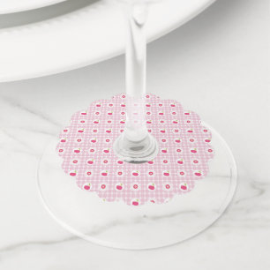Étiquette Pour Verre De Vin Cherry Picnic Wine Tags
