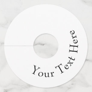 Étiquette Pour Verre De Vin Create Your Own Round Matte Wine Glass Tags