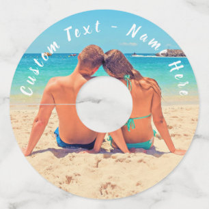 Étiquette Pour Verre De Vin Créez votre étiquette de verre à vin avec photo Te