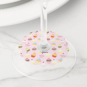 Étiquette Pour Verre De Vin Cupcake Party Mots clés