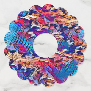 ÉTIQUETTE POUR VERRE DE VIN EAU DE FLUX