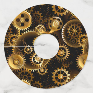 Étiquette Pour Verre De Vin Équipements en laiton sans vapeur