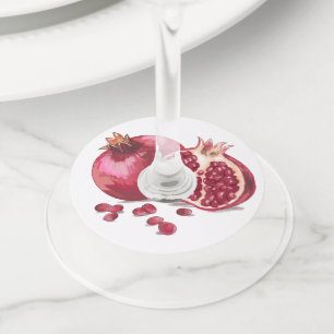 Étiquette Pour Verre De Vin Etoile de grenade de David Juif