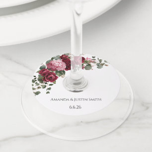 Étiquette Pour Verre De Vin Mariage