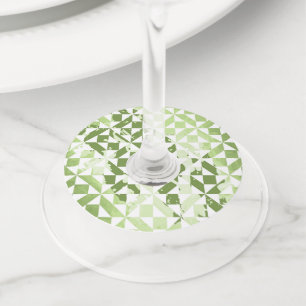 Étiquette Pour Verre De Vin Motifs aquarelle 3