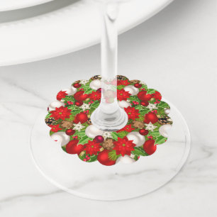 Étiquette Pour Verre De Vin Mots clés du vin Happy Holidays