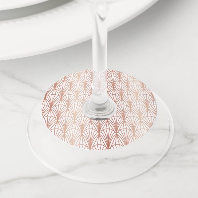 Étiquette Pour Verre De Vin Ornements de luxe 13 (De près)