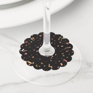 Étiquette Pour Verre De Vin Ornements festifs 2