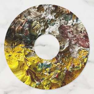 Étiquette Pour Verre De Vin Palette de l'artiste #1