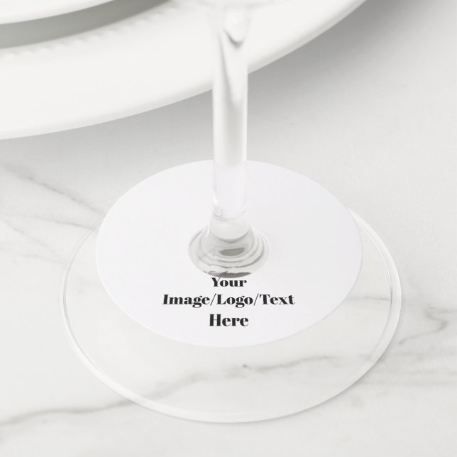 Étiquette Pour Verre De Vin Personnaliser ou Customiser (De près)
