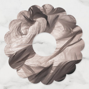 Étiquette Pour Verre De Vin Plumes