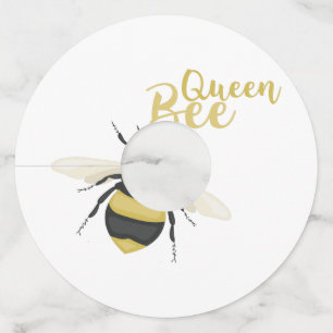 Étiquette Pour Verre De Vin Queen Bee