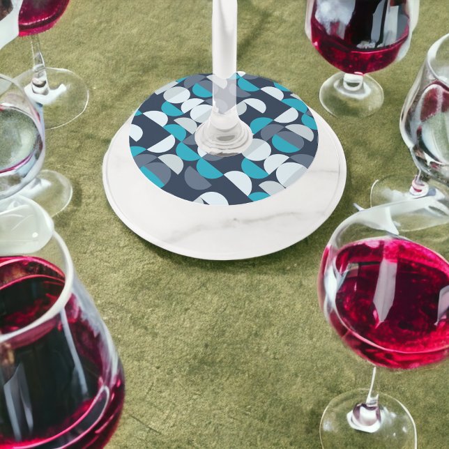 Étiquette Pour Verre De Vin Rétro minimal (Créateur téléchargé)