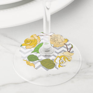 Étiquette Pour Verre De Vin Rose 11