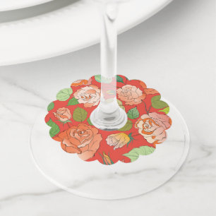 Étiquette Pour Verre De Vin Roses 26