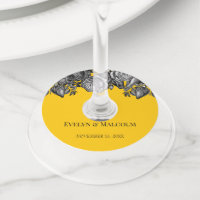 Roses noires et blanches Mariage or or