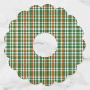 Étiquette Pour Verre De Vin Saint Patrick's day Irlande Drapeau couleur en vic