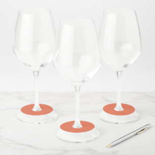 Étiquette Pour Verre De Vin Sienne Brûlée
