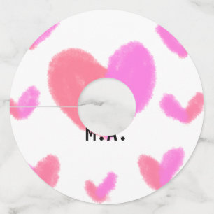 Étiquette Pour Verre De Vin SIMPLE MINIMAL.CUTIE AJOUTER NOM BÉBÉ lettre Jeter