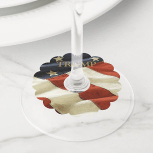 ÉTIQUETTE POUR VERRE DE VIN TRUMP