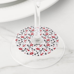 Étiquette Pour Verre De Vin Uptown Girl