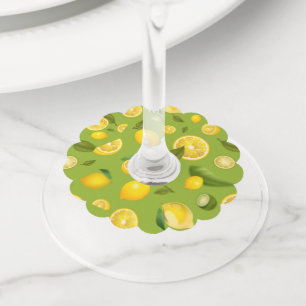 Étiquette Pour Verre De Vin Variété de citron 8